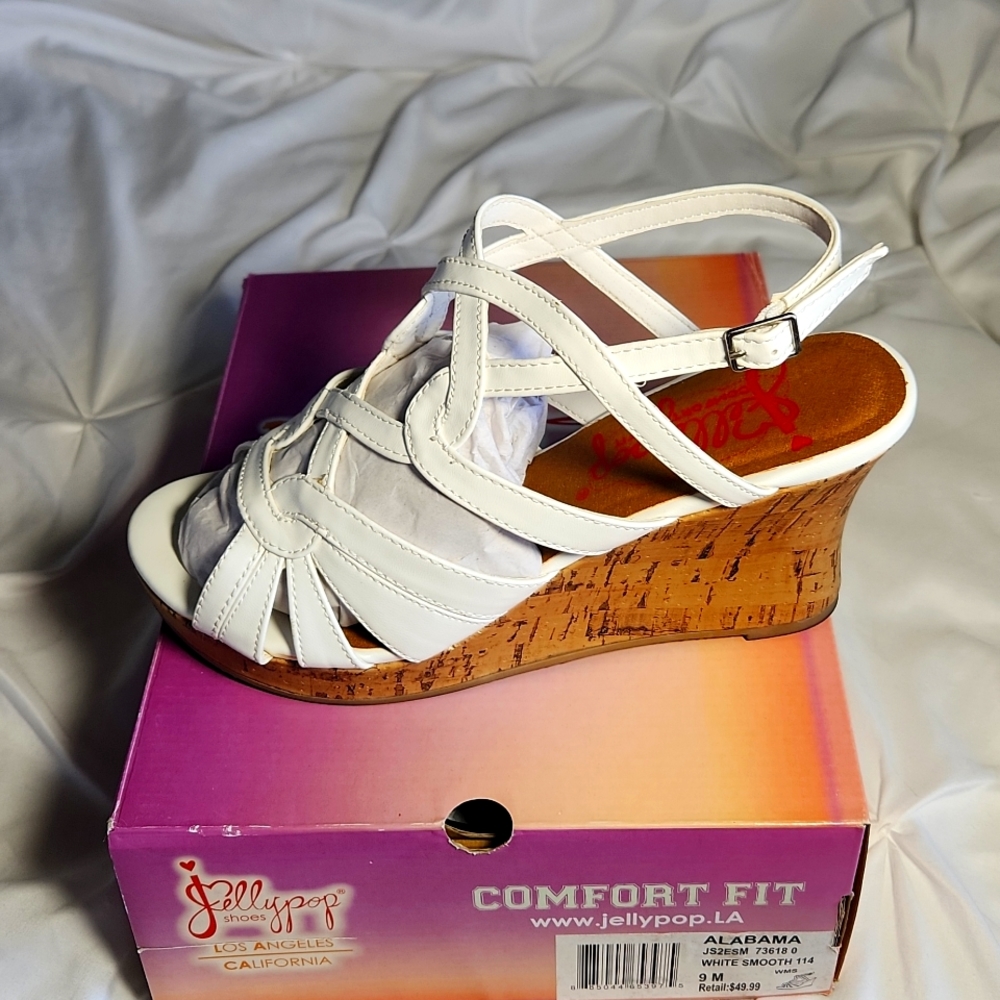 Jellypop white wedges
